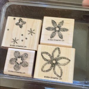 2004 Stampin’ Up! “Burdt into Bloom” 4 pc set